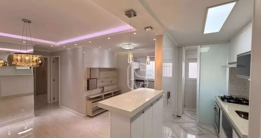 Apartamento com 2 dormitórios à venda, 54 m² por r$ 465.000 - jardim imperador - guarulhos/sp( condomínio conquista)