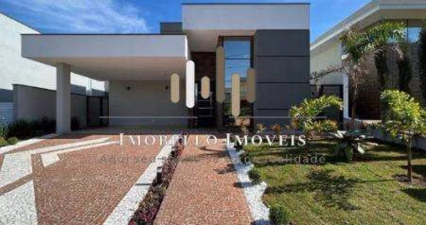 Casa à venda em Paulínia, Condominio Terras do Cancioneiro Betel, com 3 suítes, com 196 m²