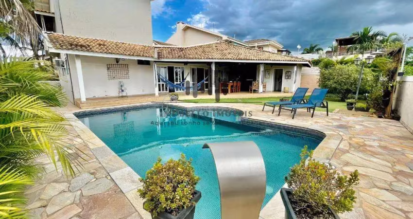 Casa à venda em campinas, condomínio estância paraíso, com 5 quartos, com 440 m², estância paraíso