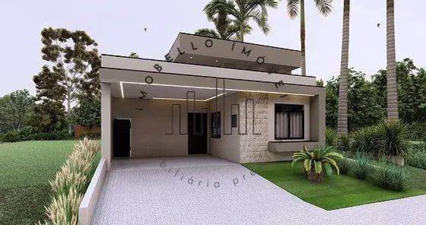 Casa à venda em Paulínia, Parque Brasil 500, com 3 suítes, com 168.88 m²