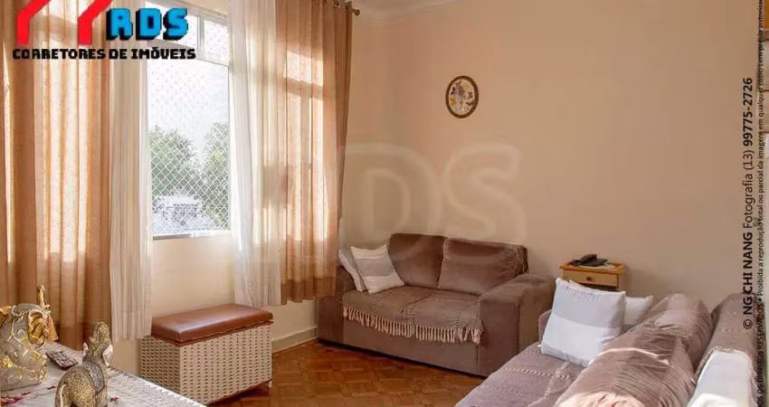 Apartamento em santos,  2 dormitórios, no bairro do marapé r$ 360.000,00