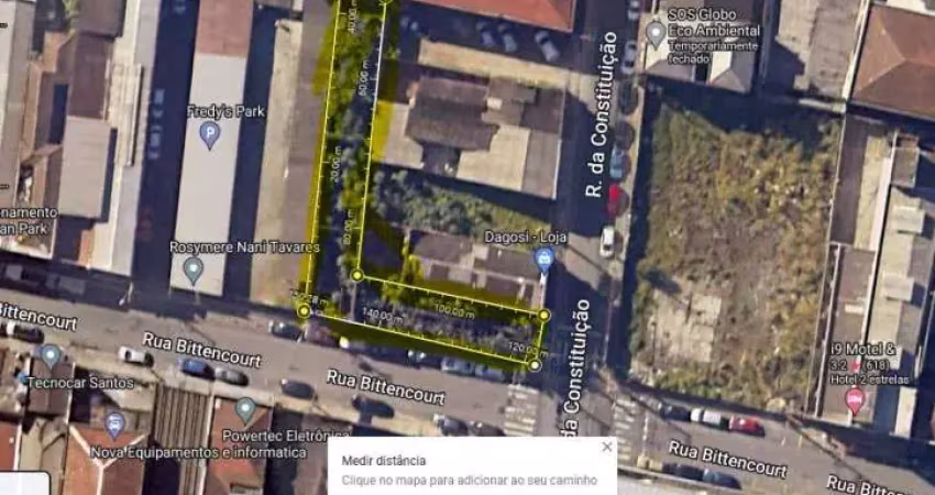 Terreno à venda, 150 m² por r$ 650.000,00 - paquetá - santos/sp