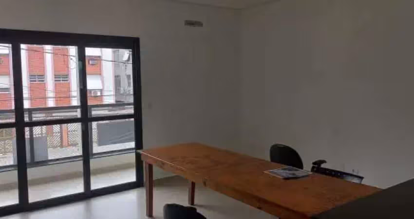 Casa sobreposta alta varanda, sala lavabo, 2 dormitórios2suítes,1vaga de garagem  à venda, 87 m² por r$ 780.000 - aparecida - santos/sp