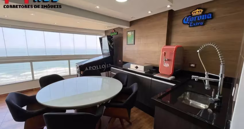 Apartamento maravilhoso com vista mar à venda na aviação em praia grande