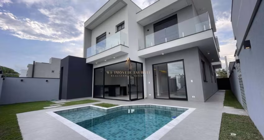 Sobrado com 5 suítes, condomínio residencial Ouroville Taubaté, interior de SP.