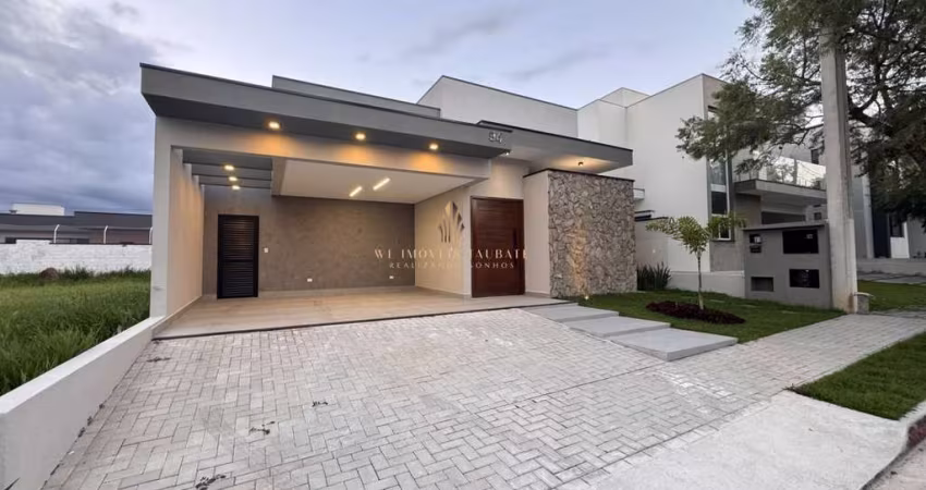 Casa de condomínio à venda, no Condomínio Residencial Ouroville,  em Taubaté, Piracangaguá, com 3 quartos, 170m²