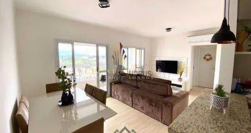 Apartamento com 2 dormitórios à venda, 76 m² por r$ 540.000,00 - condomínio camburi - taubaté/sp