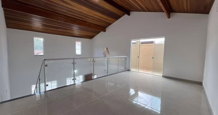 Casa terrea com mezanino em condomínio com 3 quartos, 154m², à venda em Taubaté, Parque Esperança