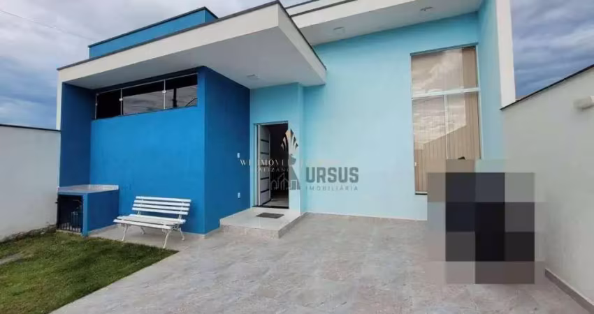 Casa com 3 dormitórios à venda, 90 m² por r$ 385.000,00 - residencial santa clara - pindamonhangaba/sp