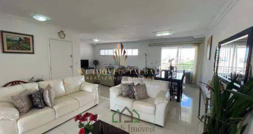 Apartamento com 3 dormitórios à venda, 165 m² por r$ 1.100.000,00 - edifício placere - taubaté/sp
