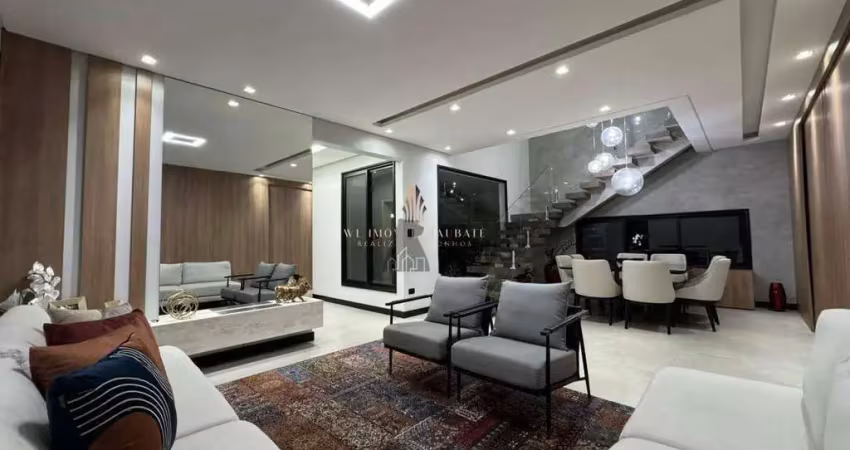 Sobrado com 4 suítes à venda, 360 m², condomínio residencial green park - taubaté/sp