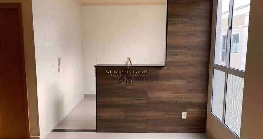 Apartamento com 2 dormitórios à venda, 48 m² por r$ 190.000 - parque senhor do bonfim - taubaté/sp