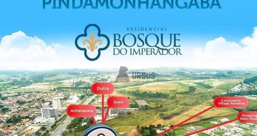Ótimo terreno plano no começo do condomínio bosque do imperador