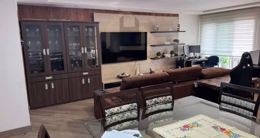 Apartamento de luxo no coração de são caetano do sul-sp: 3 quartos, 3 suítes, 3 salas, 5 banheiros, 4 vagas de garagem, 155m².