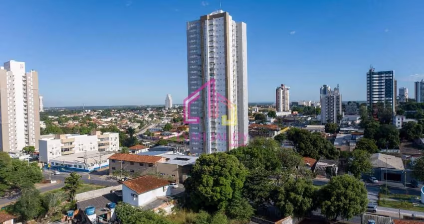 Apartamento à venda, Goiabeiras, Cuiabá-MT, Edifício CALÁBRIA, 1 Suíte + 2/4, 2 VAGAS, perto do Sho