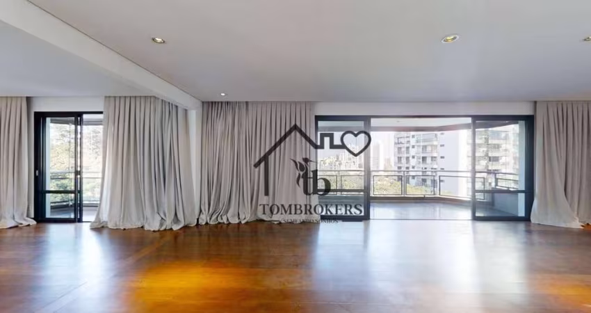 Apartamento com 4 dormitórios, 350 m² - venda por R$ 4.580.000,00 ou aluguel por R$ 29.591,83/mês - Santo Amaro - São Paulo/SP