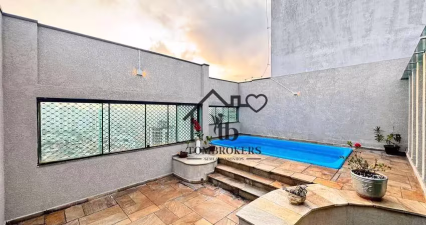 Cobertura com 3 dormitórios à venda, 242 m² por R$ 1.840.000,00 - Vila Regente Feijó - São Paulo/SP