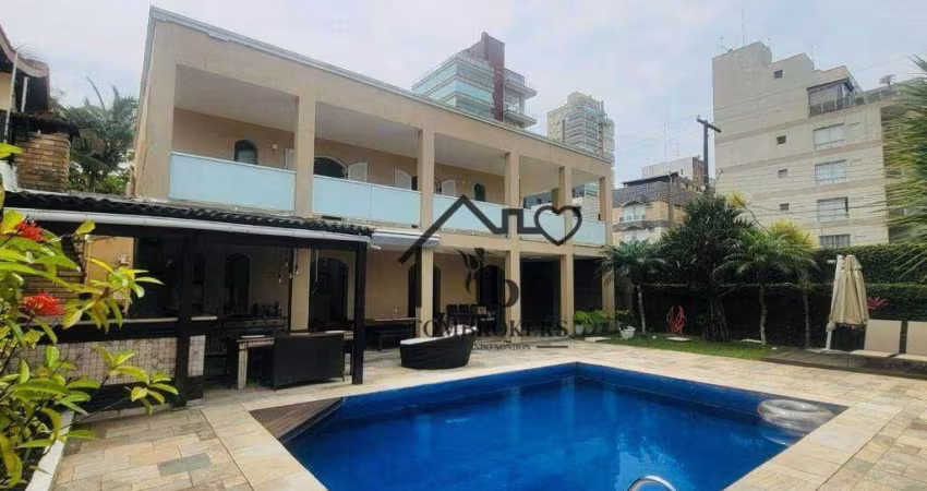 Casa em Guarujá com 4 dormitórios à venda, 400 m² por R$ 1.400.000 - Enseada Guaruja - Guarujá/SP