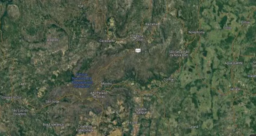 Fazenda para venda na região de colinas do sul-go com 4.500 hectares com aproveitamento de 2.200 hectares dupla aptidão, rio na divisa e benfeitorias