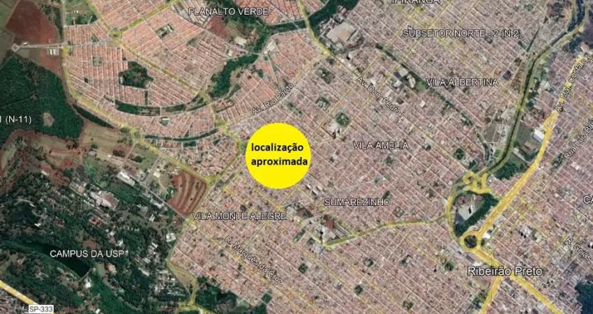Excelente area para venda com 3.000 m2 em ribeirão preto-sp próxima a usp no sumarezinho, ideal para incorporação, estuda parceria no empreendimento