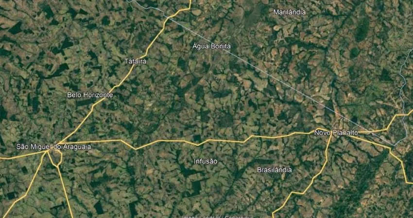 Fazenda para venda na região de Novo Planalto-GO com 3.990 hectares em pastagem, dupla aptidão, rica em agua e benfeitorias