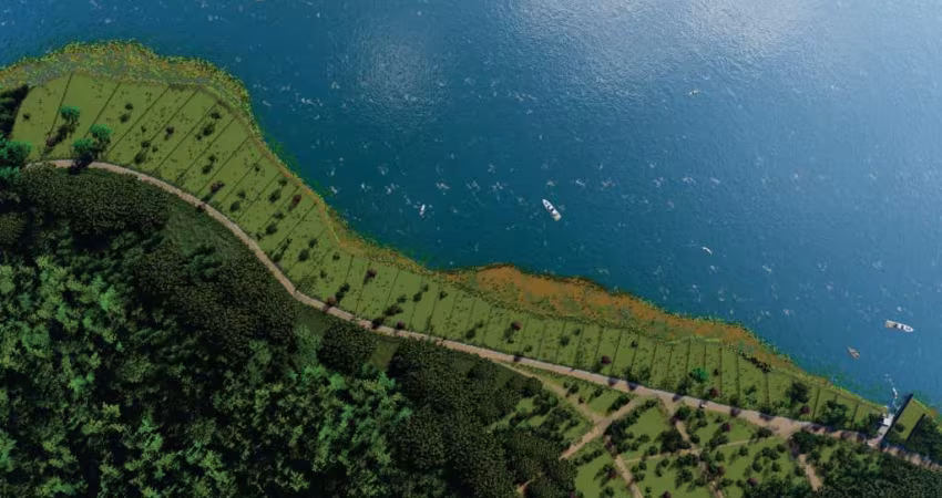 Lançamento Loteamento Marina de Furnas, lotes beira dagua, com 2.500 m2, infraestrutura completa, inclusive estacionamento e rampa para barcos