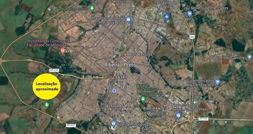 Area para incorporação a venda no Jardim Itau em Ribeirão Preto-Sp, proximo a USP, área total 43.353 m2, mais de 300 m de fachada para avenida