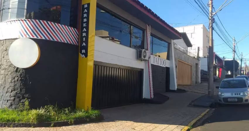 Sobrado comercial para venda na plinio de castro prado, casa de esquina, excelente ponto comercial, 3 suites, varias salas em 343 m2 construidos