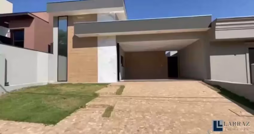 Casa nova alto padrão para venda no cond valencia em bonfim paulista, ilha turia, 3 dormitorios com 1 suite, varanda gourmet em 250 m2 total