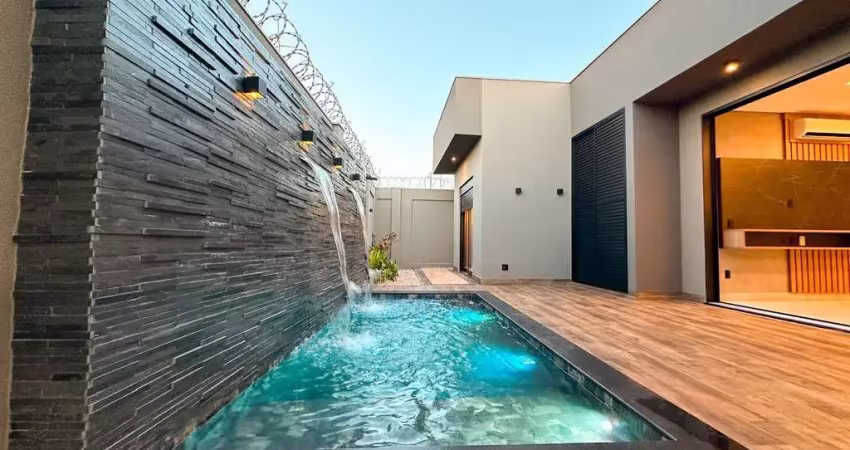 Linda casa nova para venda em bonfim paulista no san marco, ilha genova, 3 suites mais escritório, gourmet e piscina em 311 m2 total, portaria 24h