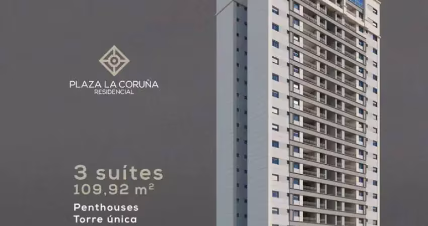 Apartamento alto padrao para venda no jd olhos dagua, cond. plazas de espana, ed. la coruna, 3 suites, varanda gourmet em 109 m2, lazer completo