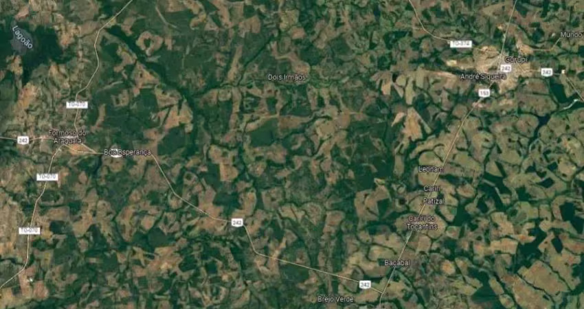 Fazenda dupla aptidao para venda na região de cariri do tocantins-to com 3.590 hectares em lavoura e pastagem, boa de agua e benfeitorias
