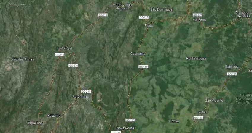 Fazenda para venda na região de nova roma-go com 5.950 hectares, pastagem, pecuária e parte bruta, riquíssima em agua