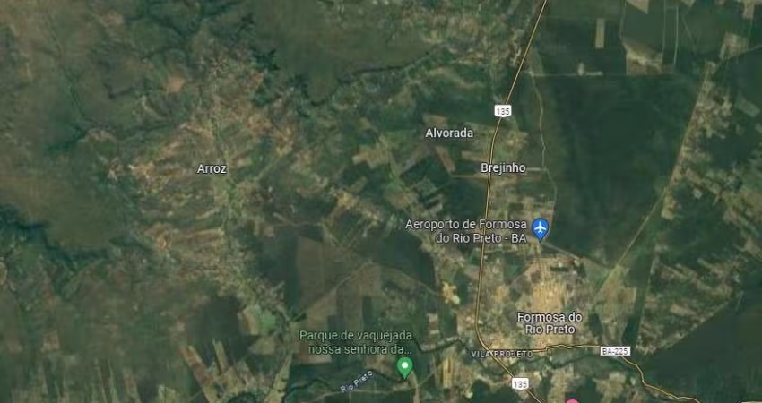 Fazenda bruta para venda em Formosa do Rio Preto-BA com 4.000 hectares, aptidao para lavoura, soja, algodão, regiao do anel da soja