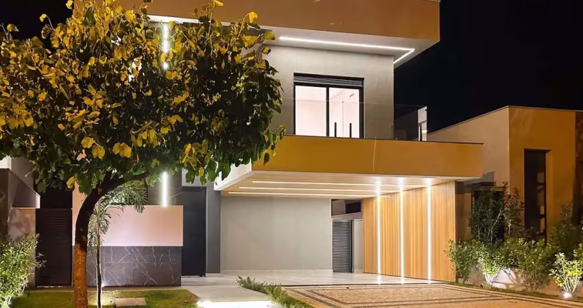 Maravilhoso sobrado novo para venda na vila do golfe, cond. quinta dos ventos, 4 suites, gourmet e piscina em 264 m2 construidos, lazer completo