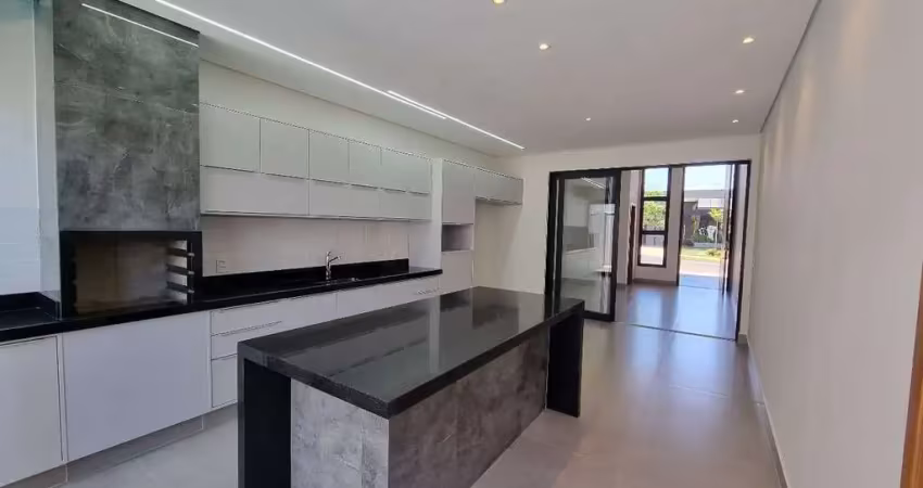 Linda casa nova alto padrão para venda no cond valencia em bonfim paulista, 3 suites com 1 master, , gourmet e piscina em 250 m2 total