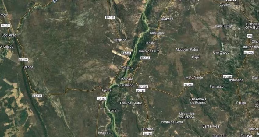 Fazenda para venda na regiao de Morpara-BA com 490 hectares, dupla aptidao, rio na propriedade, benfeitorias
