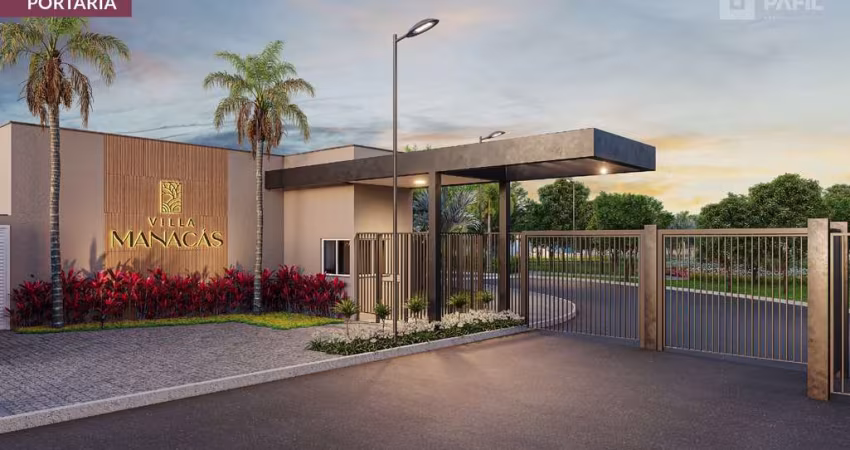 Super lançamento casa em condomínio fechado em Jardinopolis-SP, Cond. Villa Manacas, 2 dormitorios mais Garden em 45 m2 com lazer completo pelo Plano
