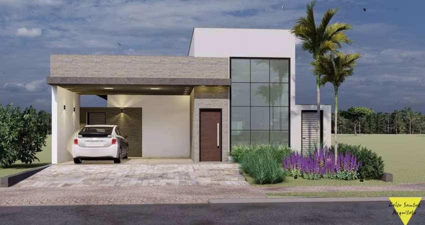 Casa nova alto padrão para venda no charmoso Cond Alto do Castelo II, 3 suites, piscina e gourmet, 182 m2 construidos em um terreno de 330 m2, lazer n