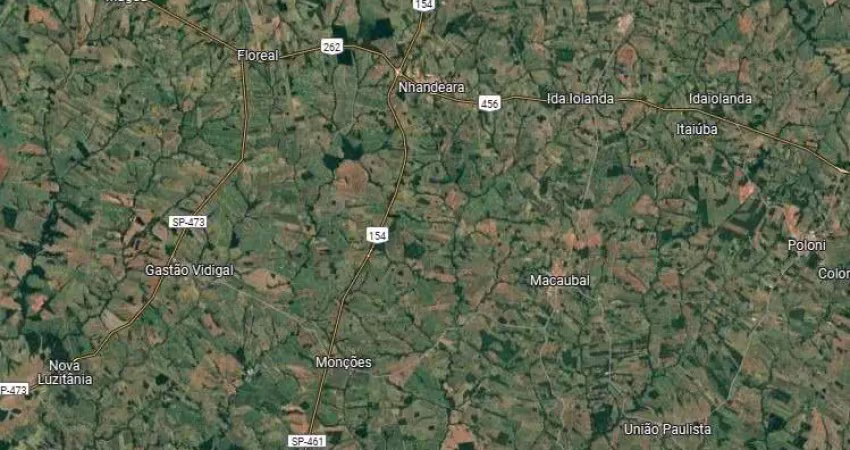 Fazenda para venda na região de nhandeara-sp com 83 alqueires sendo 66 alqueires em cana arrendada, próxima do asfalto