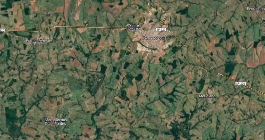 Fazenda para venda na região de fernandopolis-sp com 178 alqueires sendo 138 alqueires em cana arrendada, ao lado da cidade