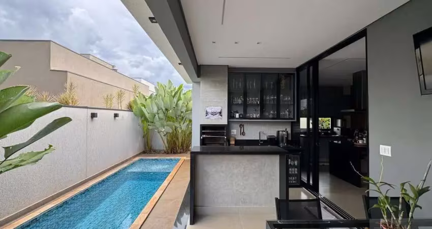 Linda casa alto pdrão para venda no cond. portal da mata, zona sul, 3 suites, gourmet e piscina em 300 m2 total, lazer completo