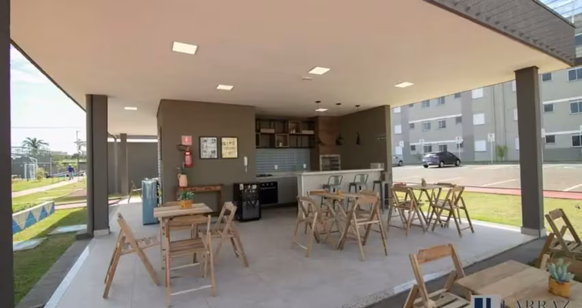 Apartamento no terreo, novo para venda na via norte, cond. parque dos manacás, 2 dormitórios, 43 m2, reformado, completo armarios e porcelanato, lazer