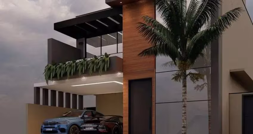 Lindo sobrado novo alto padrão para venda na vila do golf, cond. terras de florença, 4 suites, piscina e gourmet em 261 m2 construidos, lazer completo