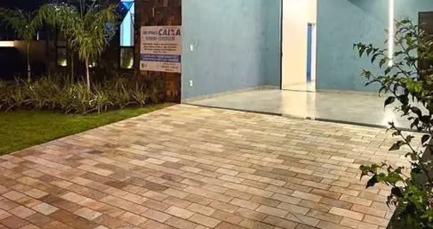 Linda casa nova alto padrão para venda ou locação na zona sul, cond vivendas da mata, aroeira, 3 amplas suites, gourmet e piscina em 152 m2 construido