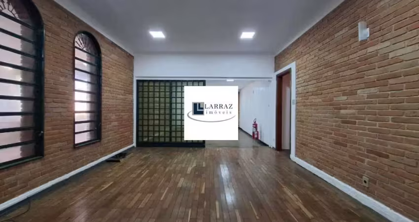 Casa comercial / residencial para locação no jd sumaré / boulevard, 4 dormitorios com suite em 290 m2 de área construida