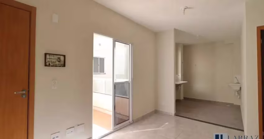 Apartamento para locação no jd. ouro branco, o melhor da zona leste, cond. cromo, 2 dormitorios, varanda, 44 m2 privativos, lazer no condominio
