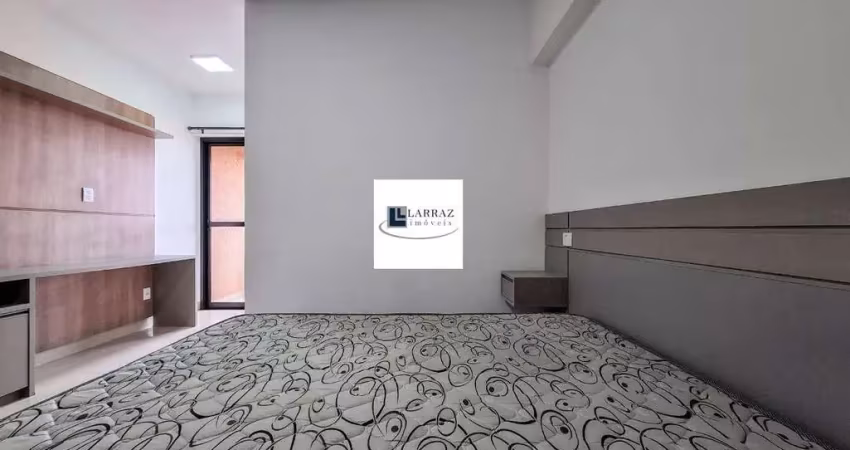 Ótimo apartamento mobiliado para locação na ribeirania, em ótima localização proximo a unaerp, residencial zeus, studio, varanda gourmet em 32 m2 de a