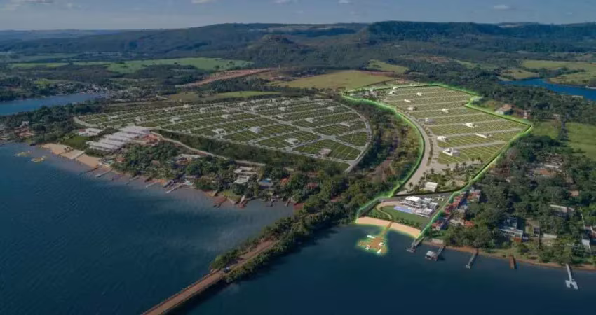 Lançamento lotes em condomínio alto padrão em rifaina / sacramento, ecoville bungalows, lote com 360 m2, lazer completo no condominio
