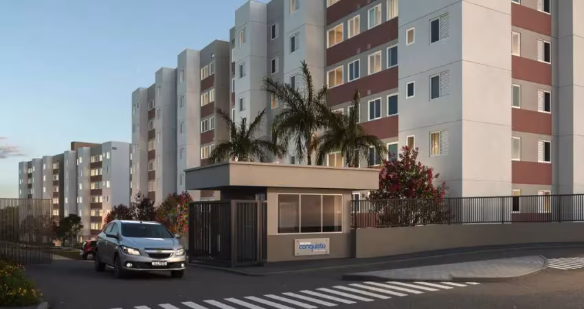 Lançamento torre alta minha casa minha vida no ipiranga, cond. conquista clube ipiranga, térreo com quintal, 2 dormitórios, 48 m2, lazer completo